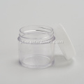 Frasco plástico PET transparente com tampas de plástico
